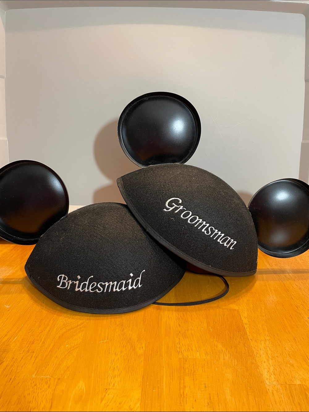 Disney Parks NWT Mouse Ears Wedding Bridesmaid Groomsman Set of 2